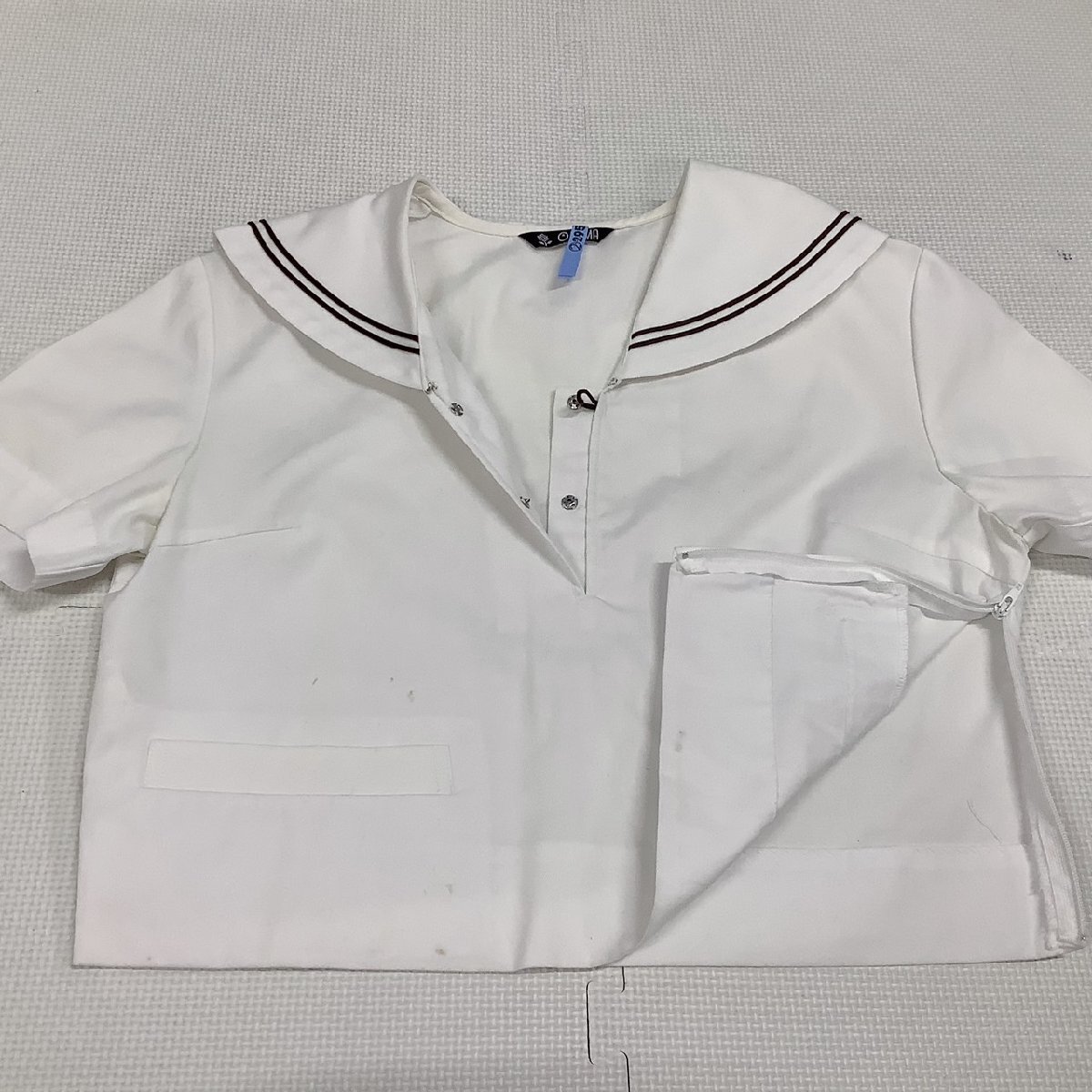I1280/Y(中古)山形県 山形西高校 2点 /半袖セーラー:11/夏 I1280/Y(中古)山形県 山形西高校 2点 /半袖セーラー:11/夏