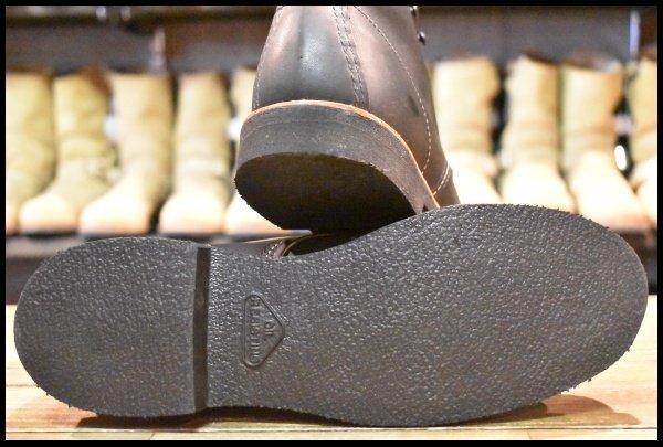 【8.5D 箱付 未使用 12年】レッドウィング 9213 アイリッシュセッター 黒 ブラック オイルドレザー モックトゥ ブーツ redwing HOPESMORE_画像3