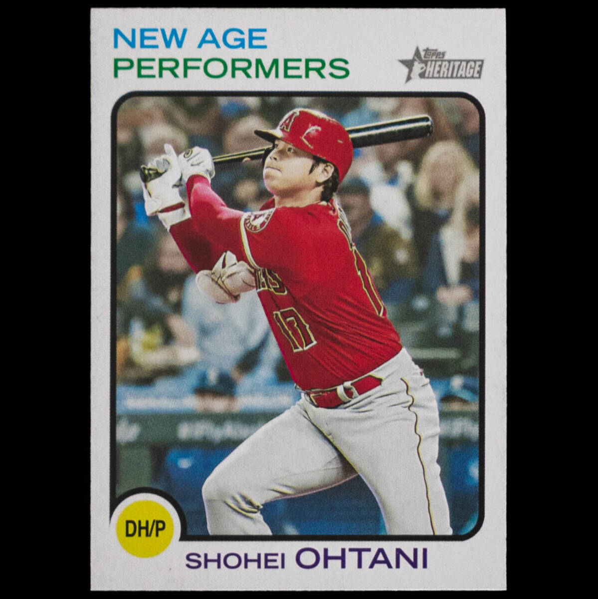  большой . sho flat 2022 Topps Heritage вставка карта No.NAP-4