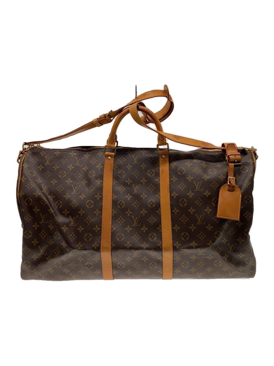 LOUIS VUITTON◆キーポル60_モノグラム・キャンバス_BRW/PVC/BRW