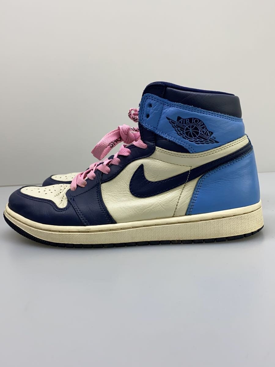 NIKE◆ハイカットスニーカー/27.5cm/BLU/555088-140