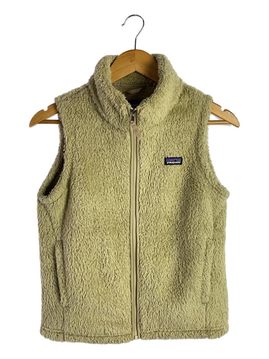patagonia◆フリースベスト/XL/ポリエステル/キャメル/無地