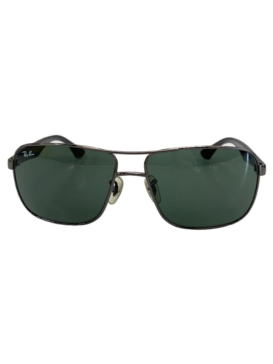 Ray-Ban◆サングラス/ティアドロップ/BLK/GRN/メンズ/RB3516/使用感有//