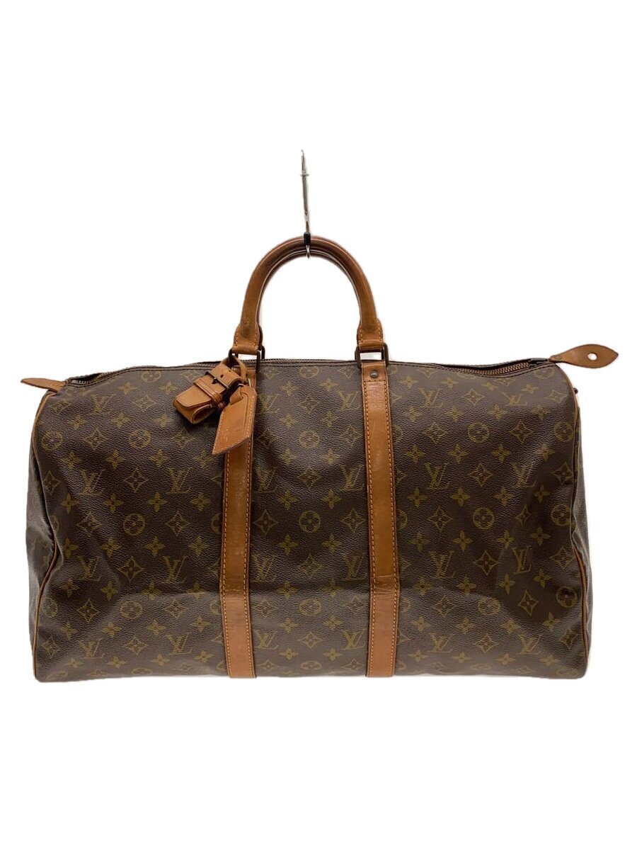 LOUIS VUITTON◆キーポル45_モノグラム・キャンバス_BRW/PVC/BRW