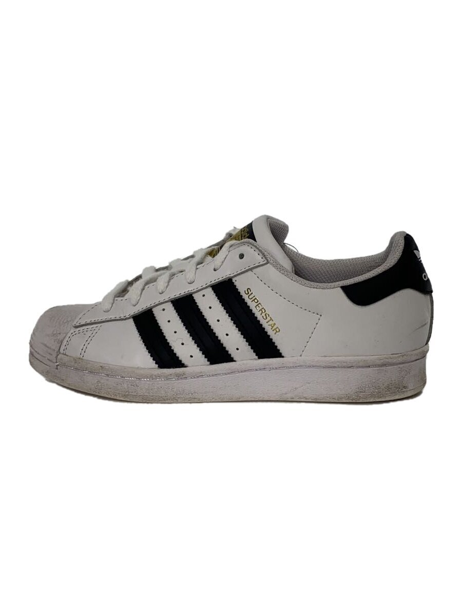 adidas◆SUPER STAR J_スーパースター/23.5cm/WHT