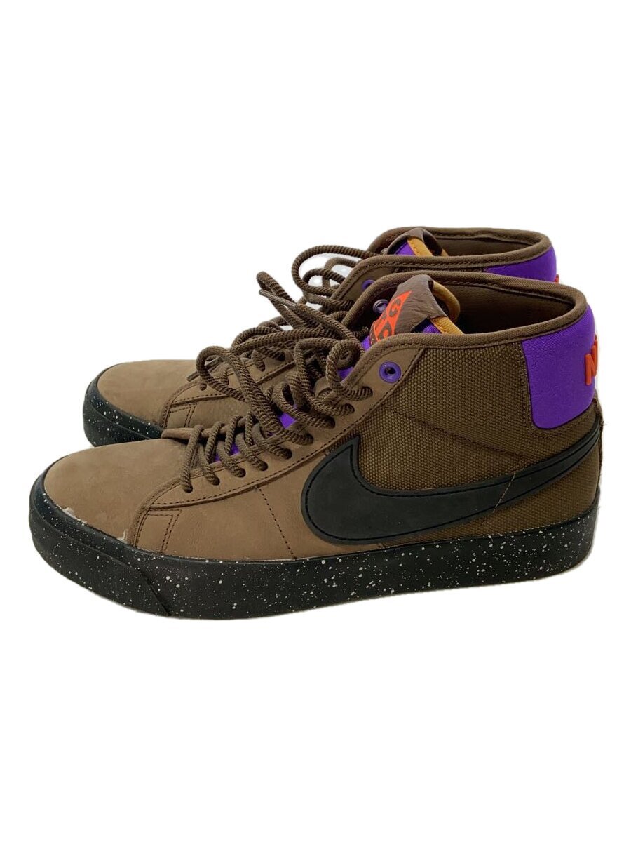 NIKE◆SB BLAZER MID GT PRO QS_SB ブレーザー ミッド GT プロ QS/27cm/BRW