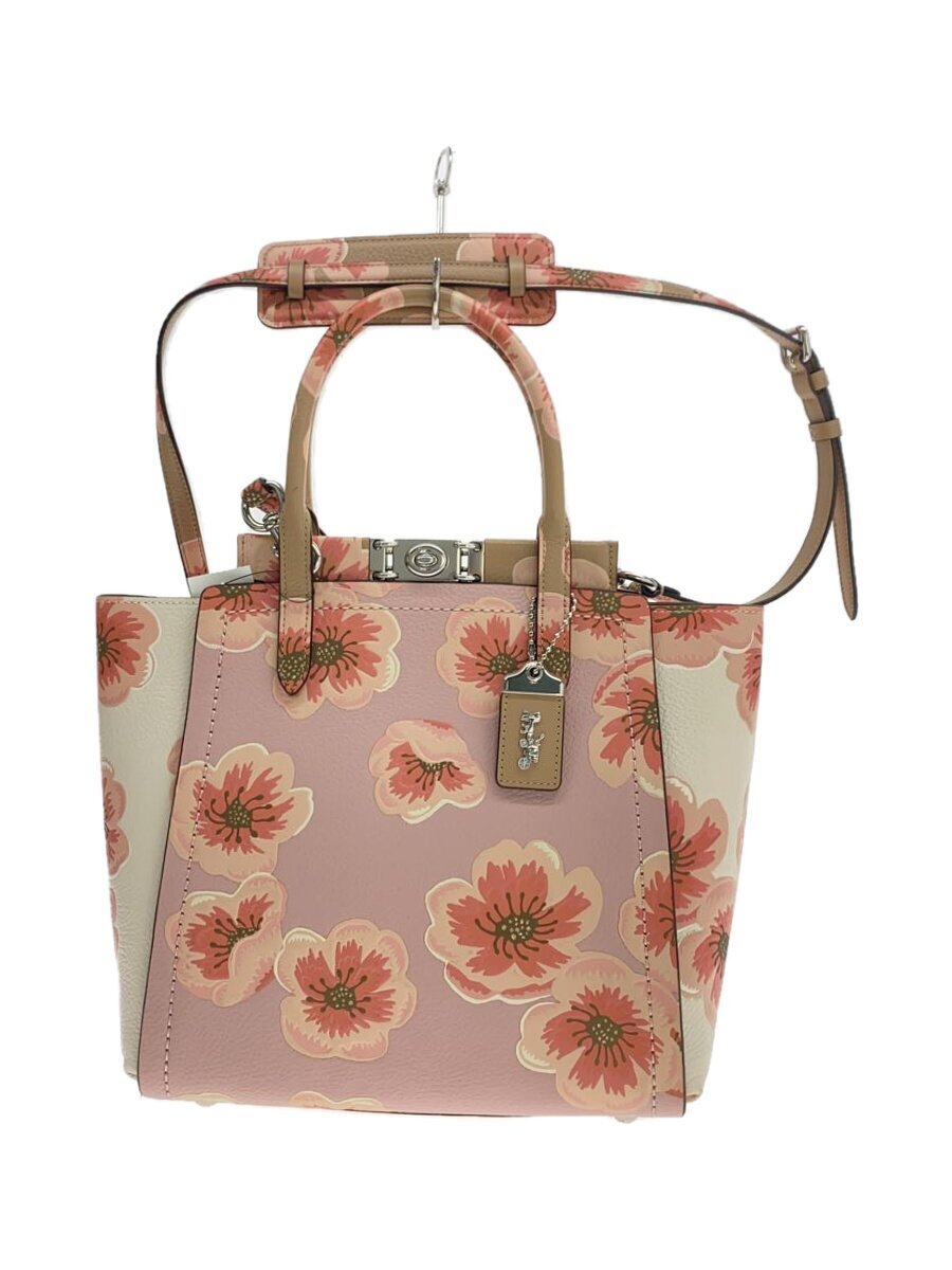 COACH◆トートバッグ/-/ピンク/総柄/M1980-93969