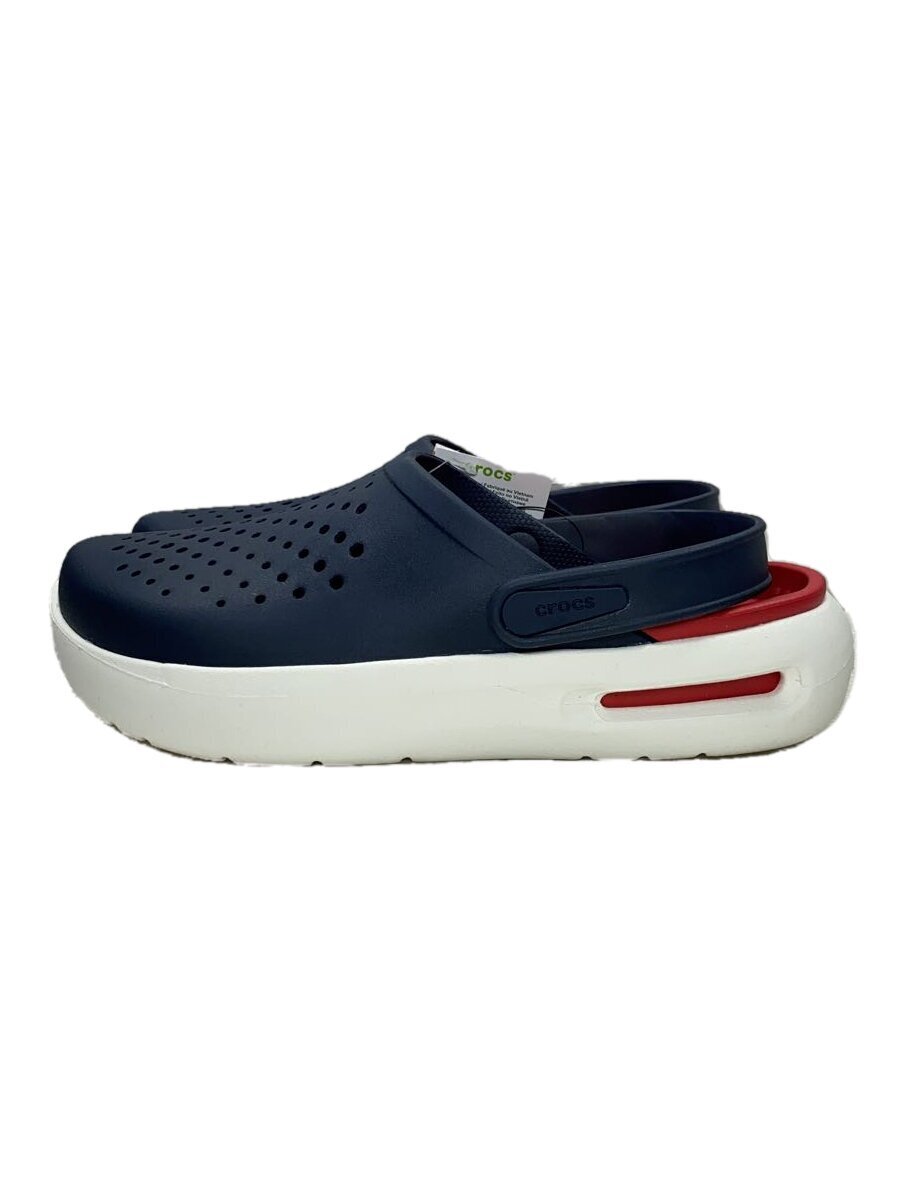 crocs◆サンダル/US8/NVY