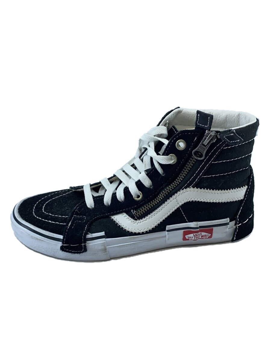 VANS◆ハイカットスニーカー/24.5cm/BLK