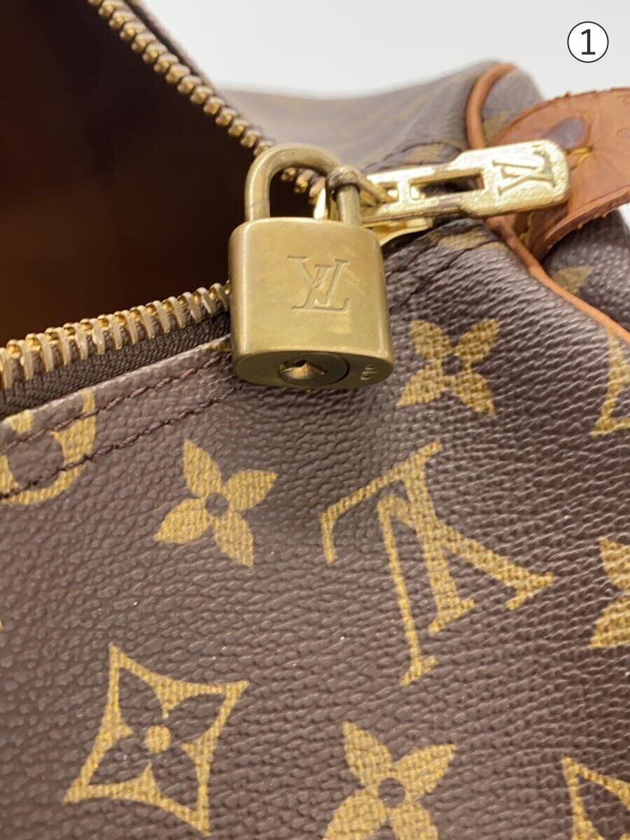 LOUIS VUITTON* ключ poru55_ монограмма * парусина _BRW/PVC/BRW
