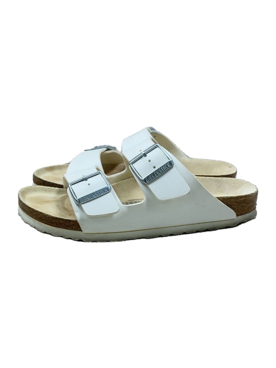 BIRKENSTOCK◆サンダル/24cm/WHT/18 A6