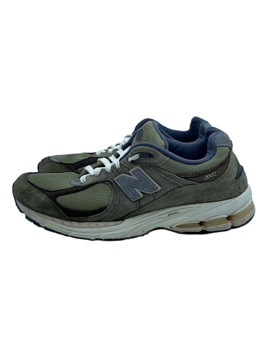 NEW BALANCE◆M2002/カーキ/27.5cm/KHK/全体的に使用感、型崩れ有有