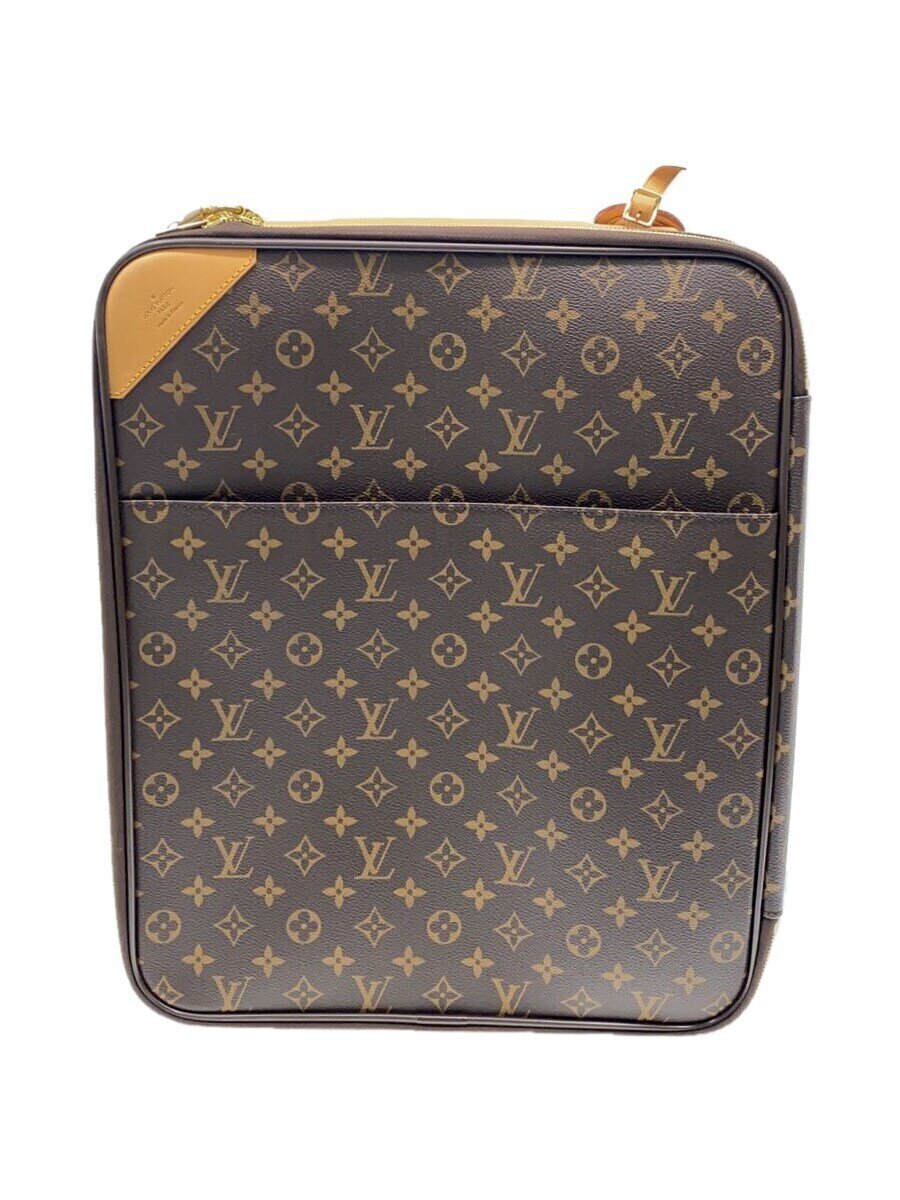 LOUIS VUITTON◆ペガス45_モノグラム・キャンバス_BRW/PVC/BRW LOUIS VUITTON◇ペガス45_モノグラム・キャンバス_BRW/PVC/BRW//