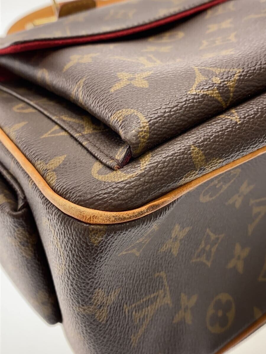 LOUIS VUITTON◆ミュルティプリ・シテ_モノグラム・キャンバス_BRW/PVC/BRW/M51162_画像7