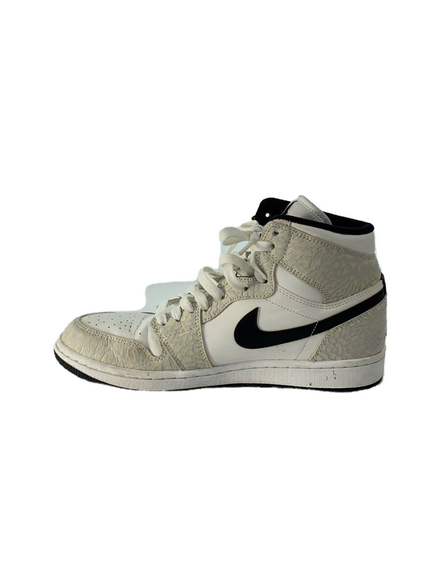 NIKE◆AIR JORDAN 1 RETRO HIGH/エアジョーダンレトロハイ/ホワイト/839115-106/26cm/