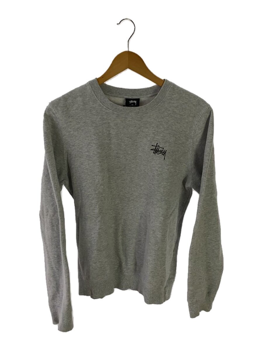 STUSSY◆スウェット/XS/コットン/GRY/無地