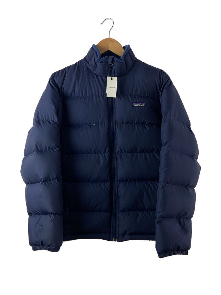 patagonia◆Kids Down Jacket_キッズダウンジャケット/XL/ポリエステル/NVY/68301