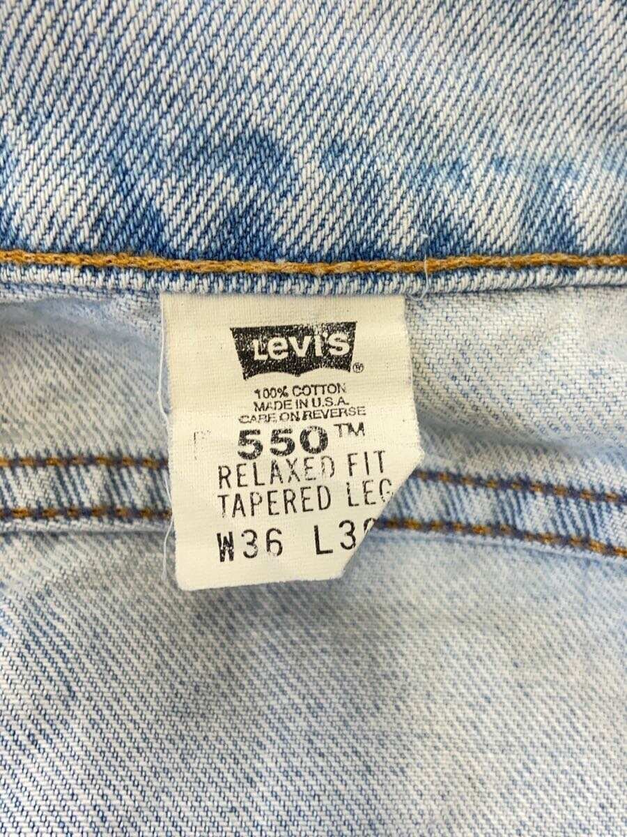 Levi*s*90s/USA производства / I Sudou .shu/ orange tab/ низ /36×30/ Denim /IDG/ одноцветный /550//