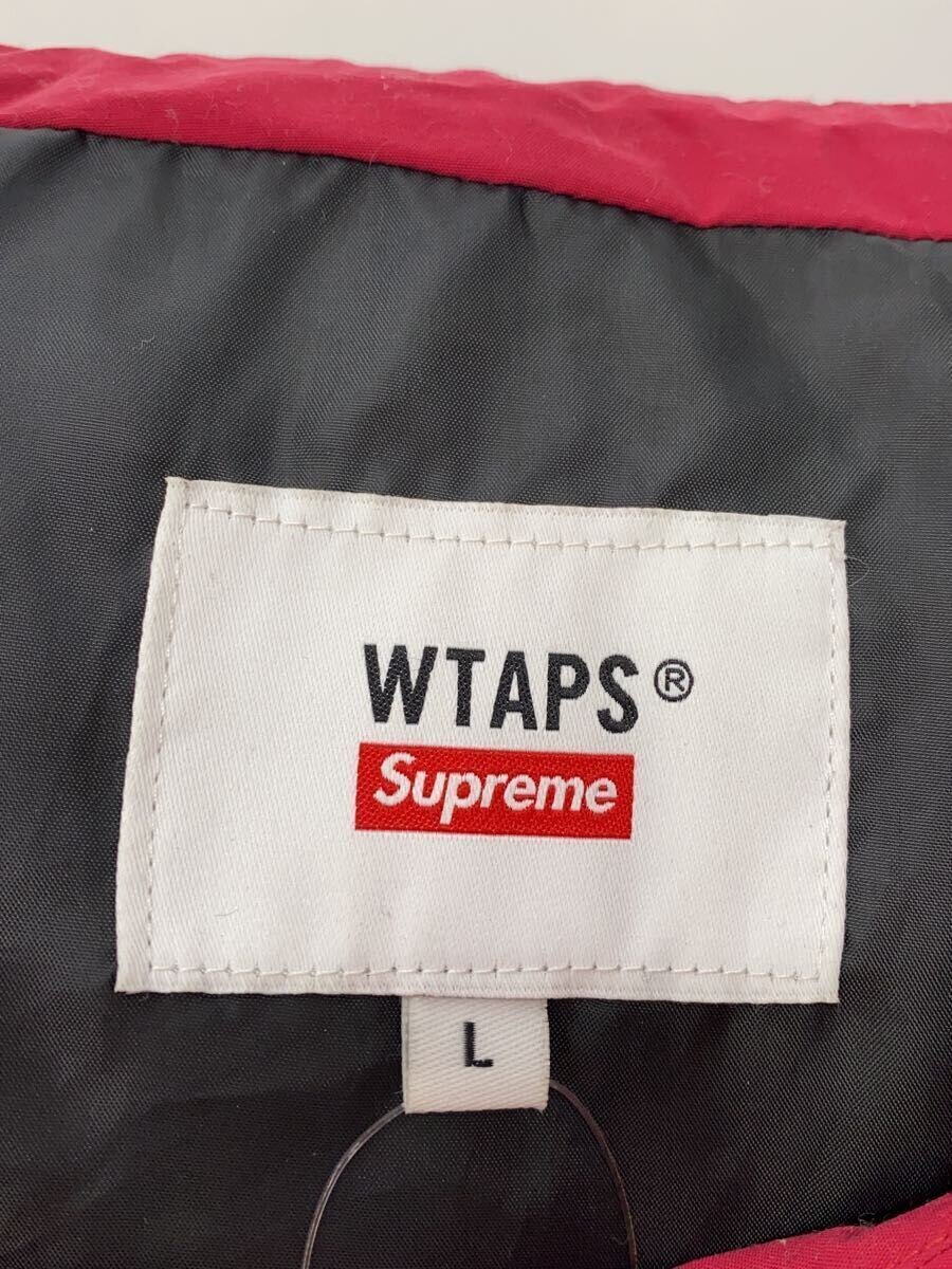 Supreme◆tactical down vest/ダウンベスト/L/ナイロン/RED/×WTAPS