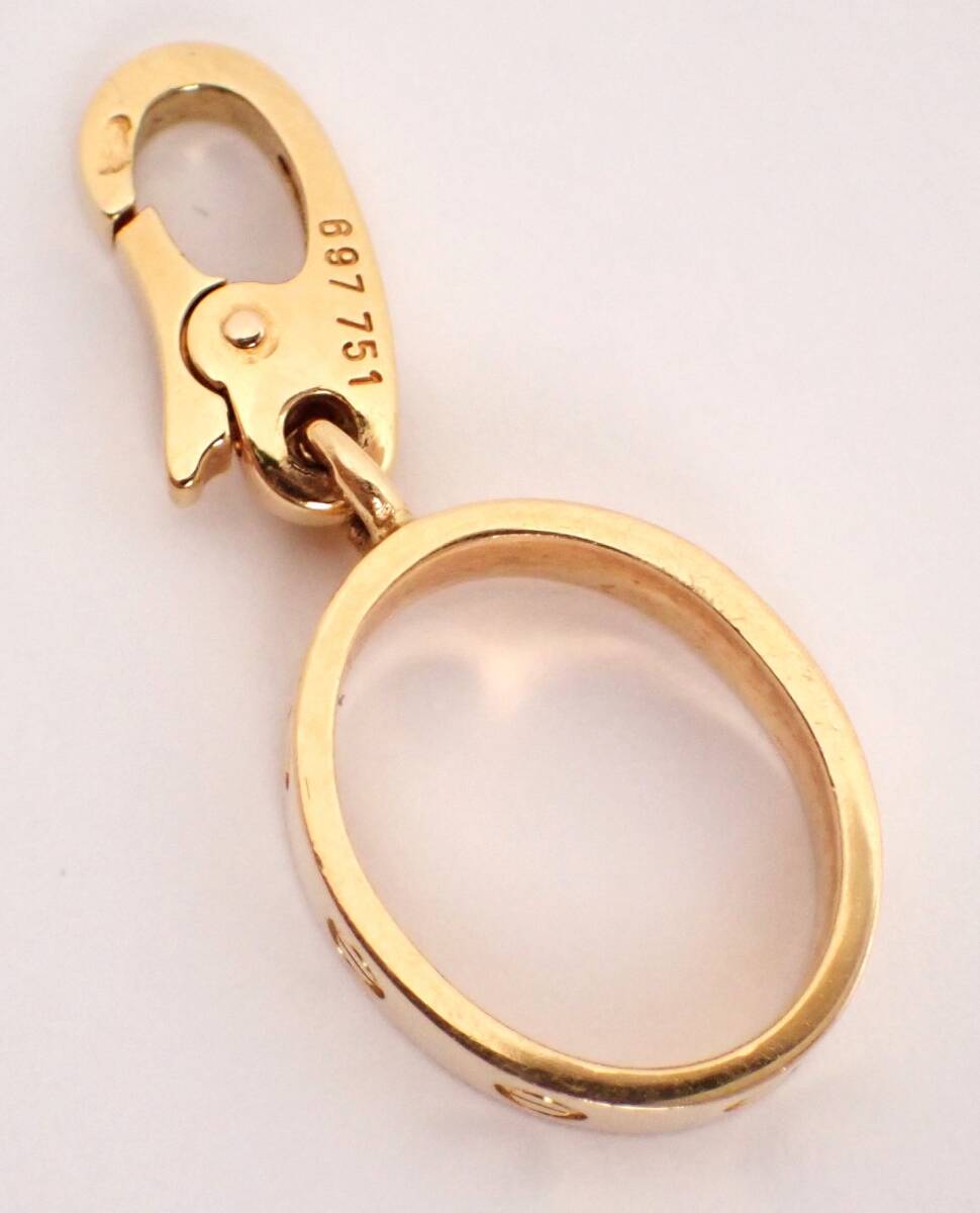 美品 Cartier(カルティエ) ラブチャーム K18YG Au750 2.4g 美品 Cartier(カルティエ) ラブチャーム K18YG Au750 2.4g