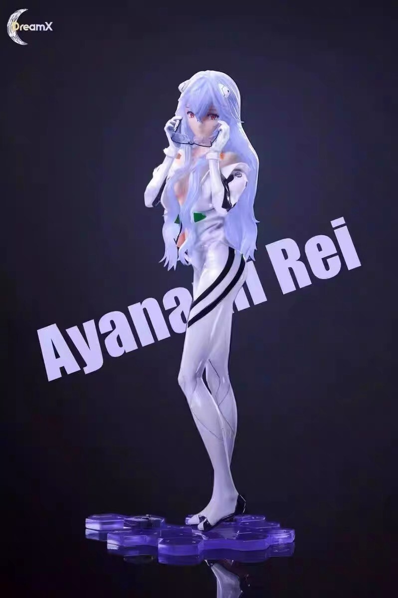 DreamX studio 新世紀エヴァンゲリオン 綾波レイ　塗装済完成品 ガレージキット スタチュー 1/7 スケール 豪華版 交換ヘッドあり