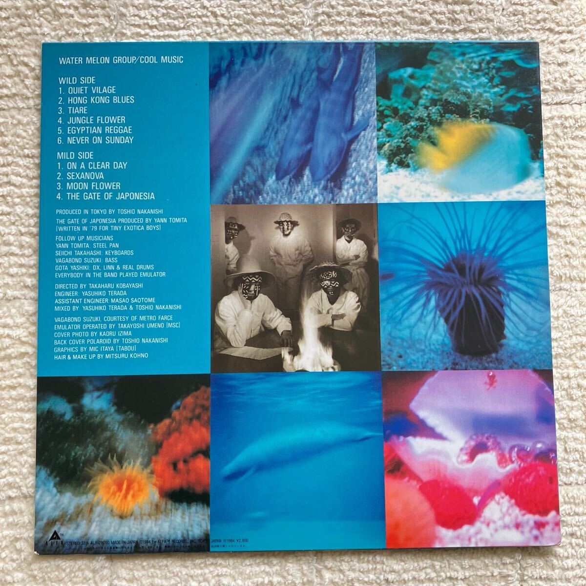 JPN ORIG* новый товар средний NM*LP*Water Melon Group[Cool Music]*1984 год ALR-28060* мир моно магазин .. futoshi yan Tomita Hosono Haruomi New Wave New Age
