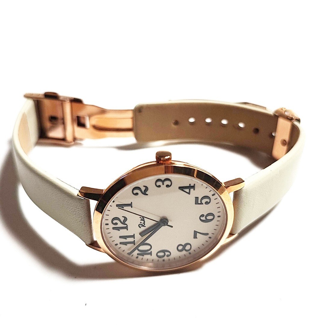 美品 RIKI セイコー アルバ 渡辺力 RIKI WATANABE SEIKO ALBA レディース腕時(shí)計(jì) 3針 動(dòng)作品 稼働品 c792