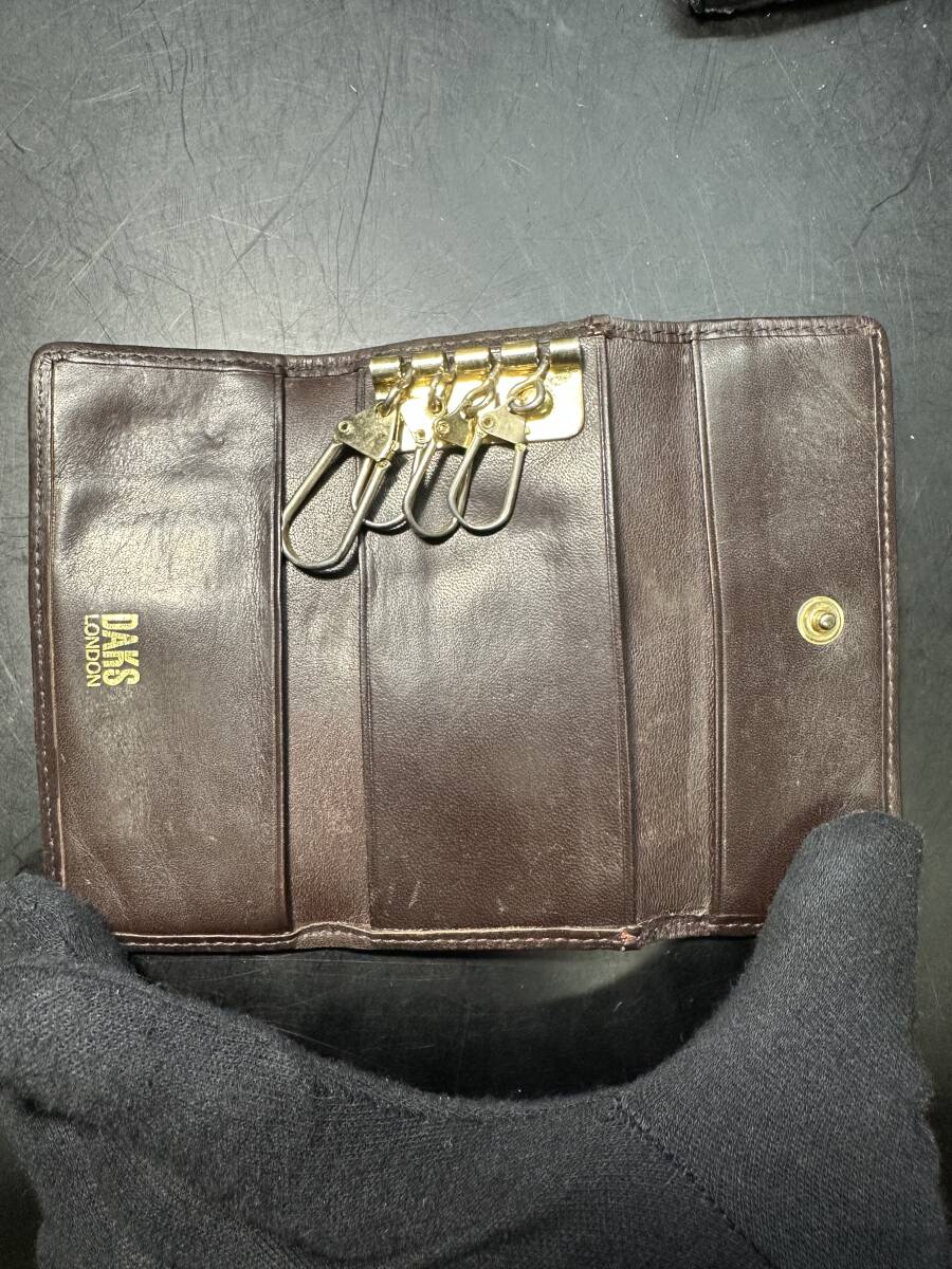 Burberrys Burberry DAKS LONDON чехол для ключей 5 полосный 4 полосный NS00693