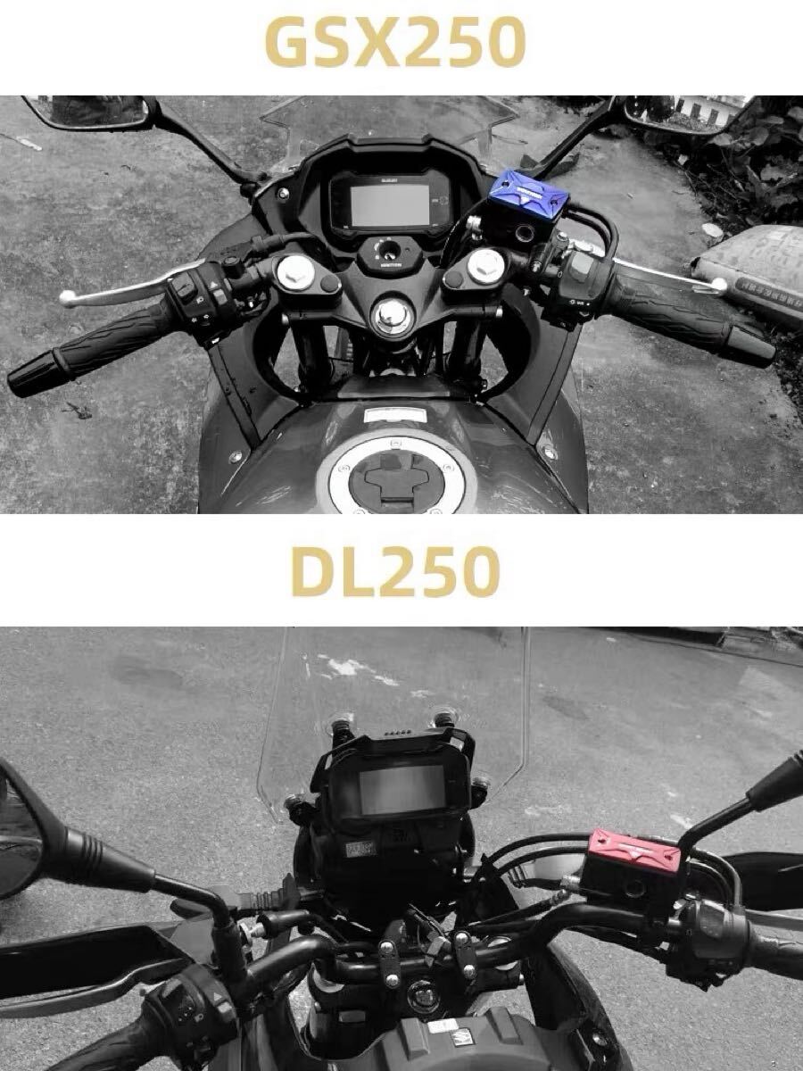 GSX250R V-STROM250 главный цилиндр колпак нагрев titanium 