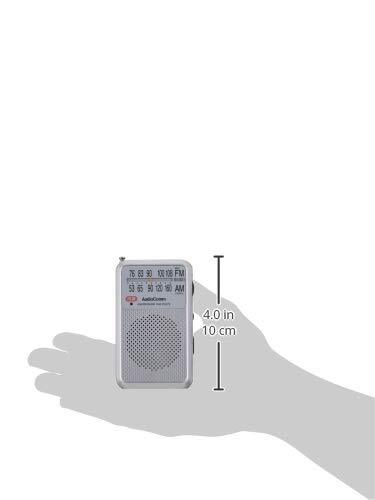 ( тонкий * легкий * слуховай аппарат приложен ) AM/FM/ широкий FM соответствует карман радио ом электро- машина RAD-P2227S-S( серебряный 