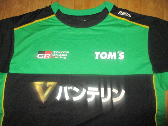 VANTELIN TEAM TOM'S ?バンテリン チームトムス　50th　スーパーGT?フォーミュラ　未使用　ドライシャツ　サイズM　ジャケット