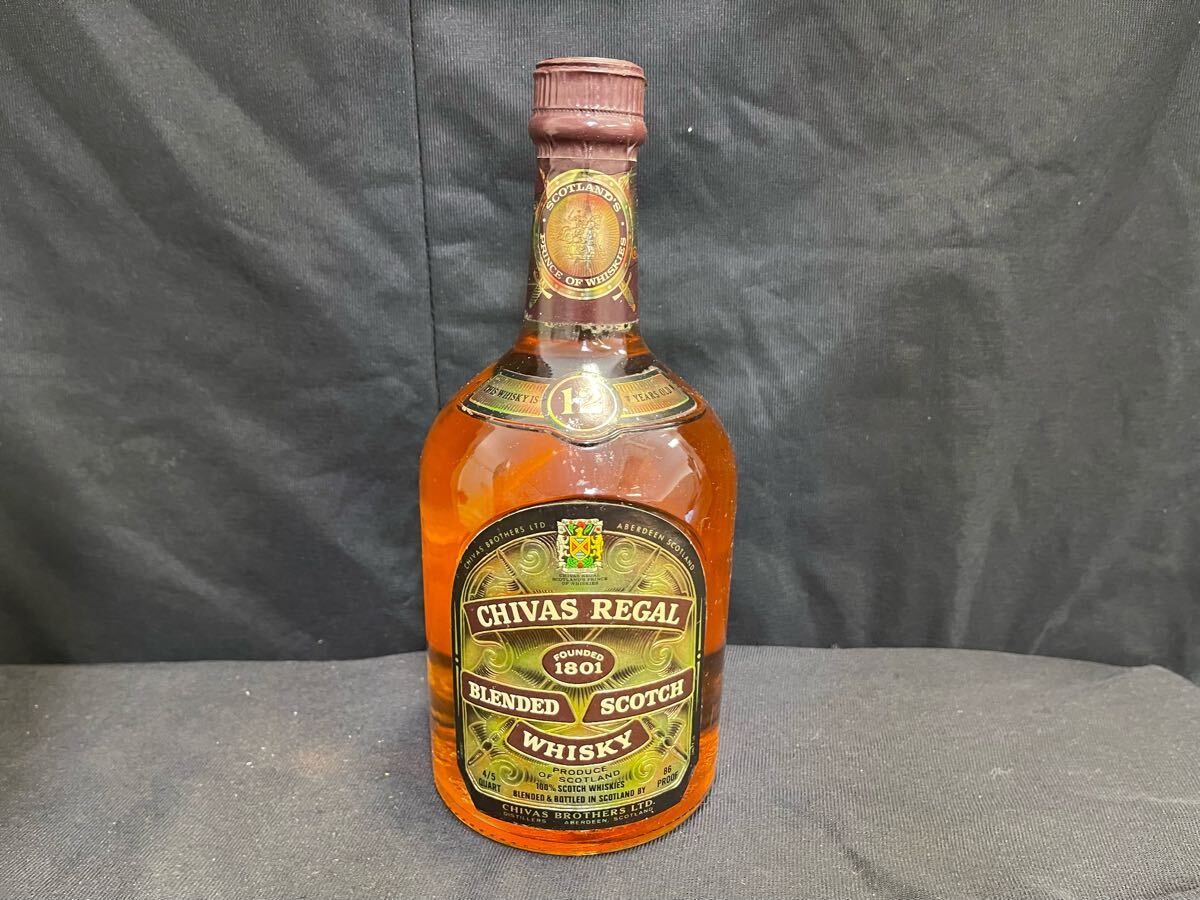 ST0703-60 CHIVAS REGAL 12年 SCOTCH WHISKY 750ml 43 ST0703-60 CHIVAS REGAL 12年 SCOTCH WHISKY 750ml 43