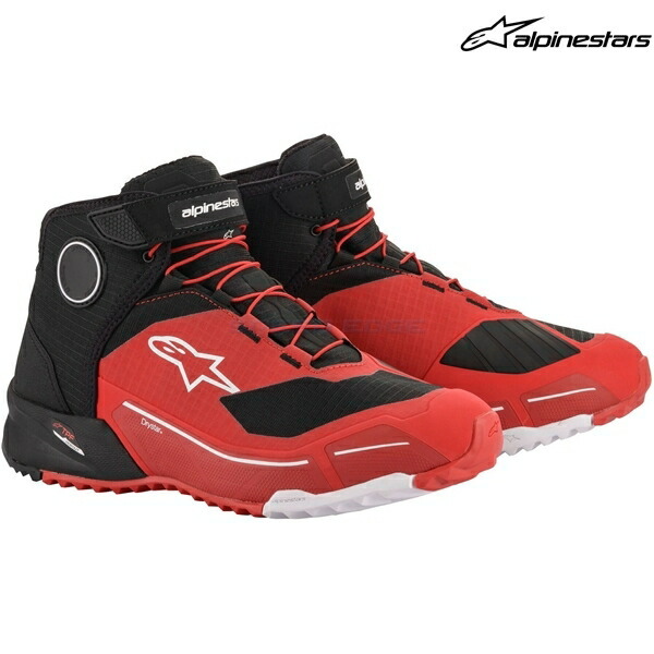 在庫あり alpinestars アルパインスターズ シューズ CR-X DRYSTAR RIDING SHOE カラー:RED BLACK(31) サイズ:10/27.5cm