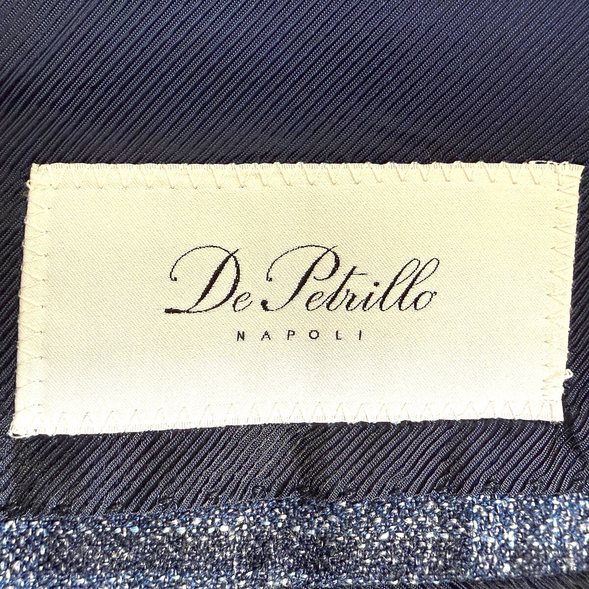 J6059 美品 デペトリロ Posillipo チェック柄 リネンジャケット J6059 美品 デペトリロ Posillipo チェック柄 リネンジャケット