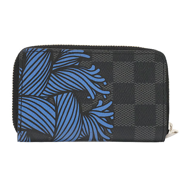 送料無料 本物 美品 LOUIS VUITTON ルイシトン ダミエグラフィット N41687 ジッピー・コインパース クリストファーネメス 財布 おしゃれ_画像2