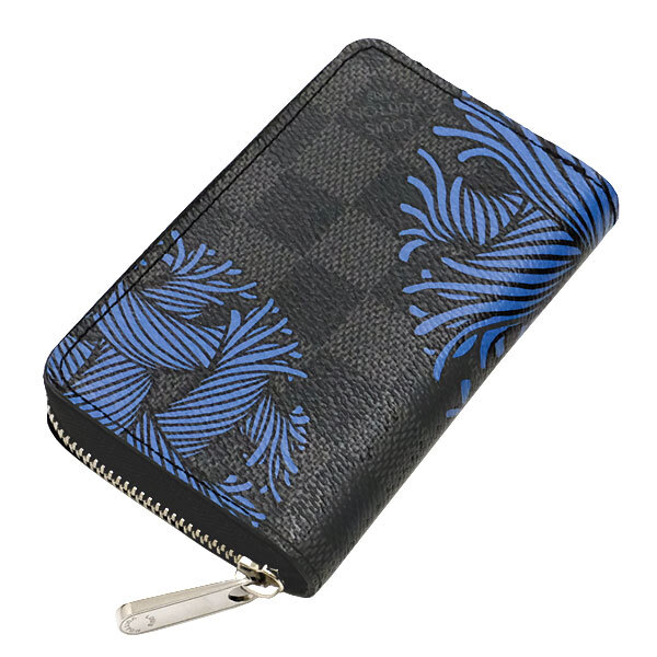 送料無料 本物 美品 LOUIS VUITTON ルイシトン ダミエグラフィット N41687 ジッピー・コインパース クリストファーネメス 財布 おしゃれ_画像3