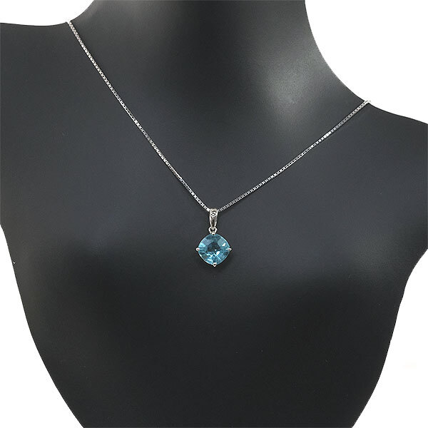送料無料 本物 デザインネックレス PT900 PT850プラチナ アパタイト1.06ct プチペンダント レディースアクセサリー おしゃれ 可愛い
