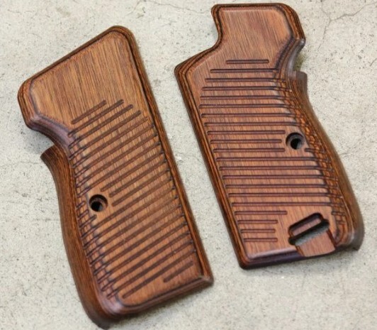 PANDORA ARMS ウッドグリップ マルシン SIG P210-6用 ブラウン AWG-1466