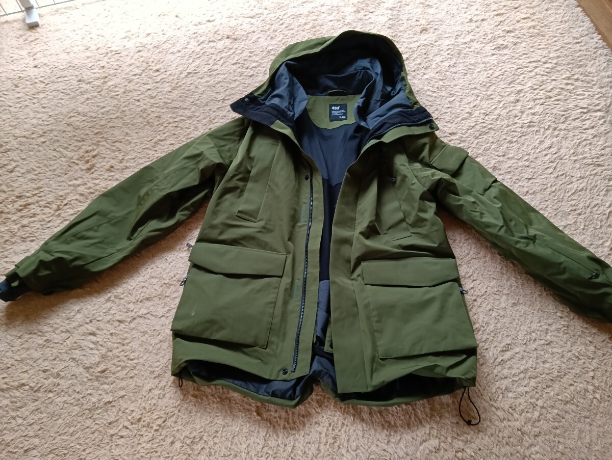 ★43DEGREES ハイエンドモデルJACKET L-2Lサイズ美品★ 