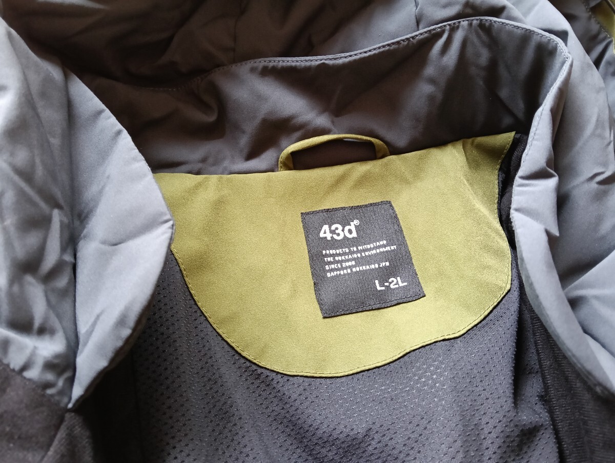 ★43DEGREES ハイエンドモデルJACKET L-2Lサイズ美品★ 