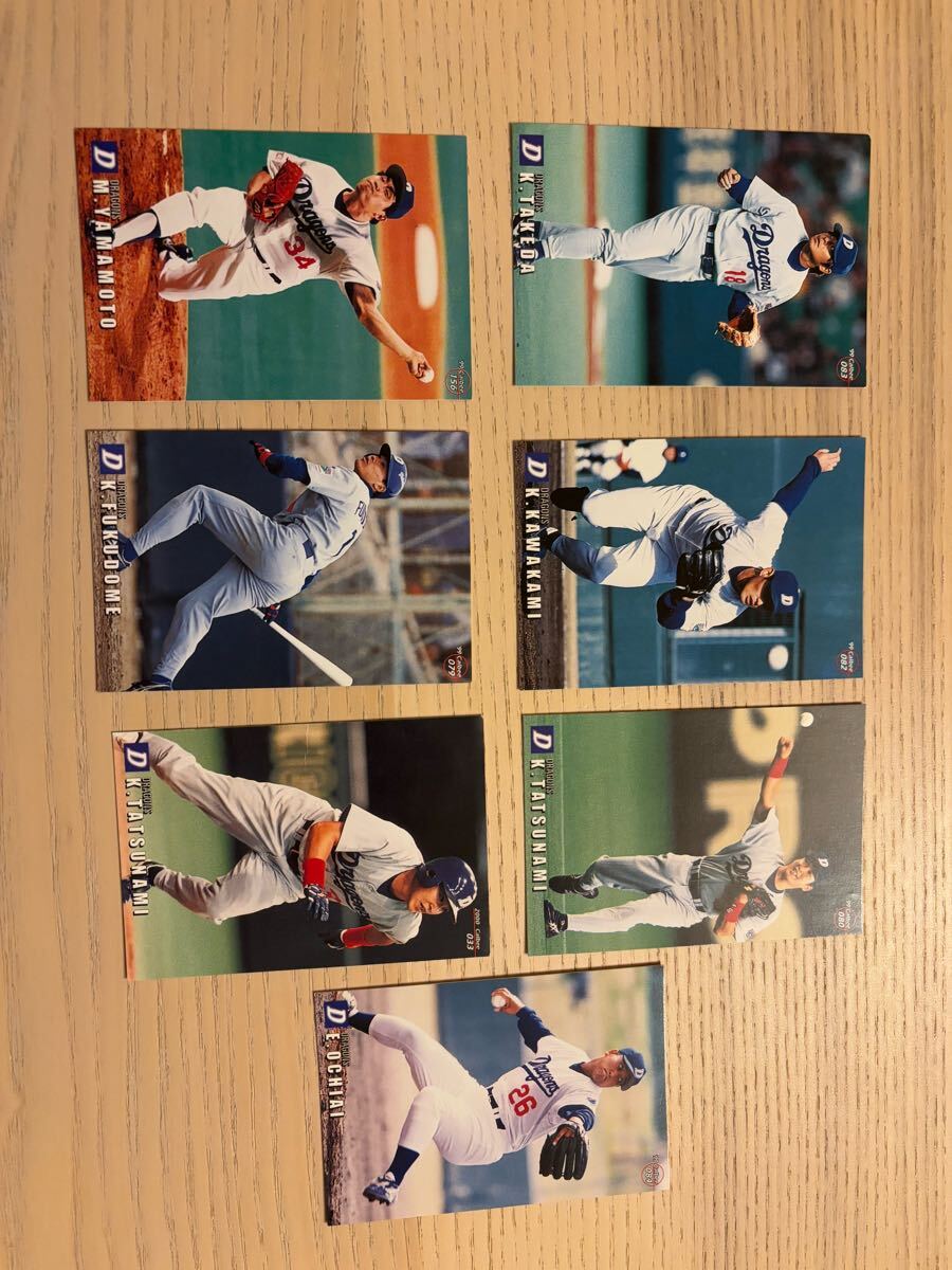  Yamamoto удача . река Kamiochiai Takeda 1999 год Chunichi Dragons Professional Baseball chip s Calbee осмотр BBM epoch 1st бейсбол карта 