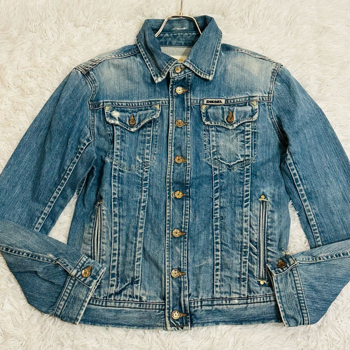 美品 希少L ディーゼル デニムジャケット Gジャン ジージャン 美品 希少L ディーゼル デニムジャケット Gジャン ジージャン