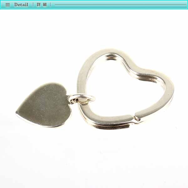 Tiffany ティファニー ハート キーリング シルバー SV925 キーホルダー ストラップ レディース 女性 アクセサリー アクセント キュート