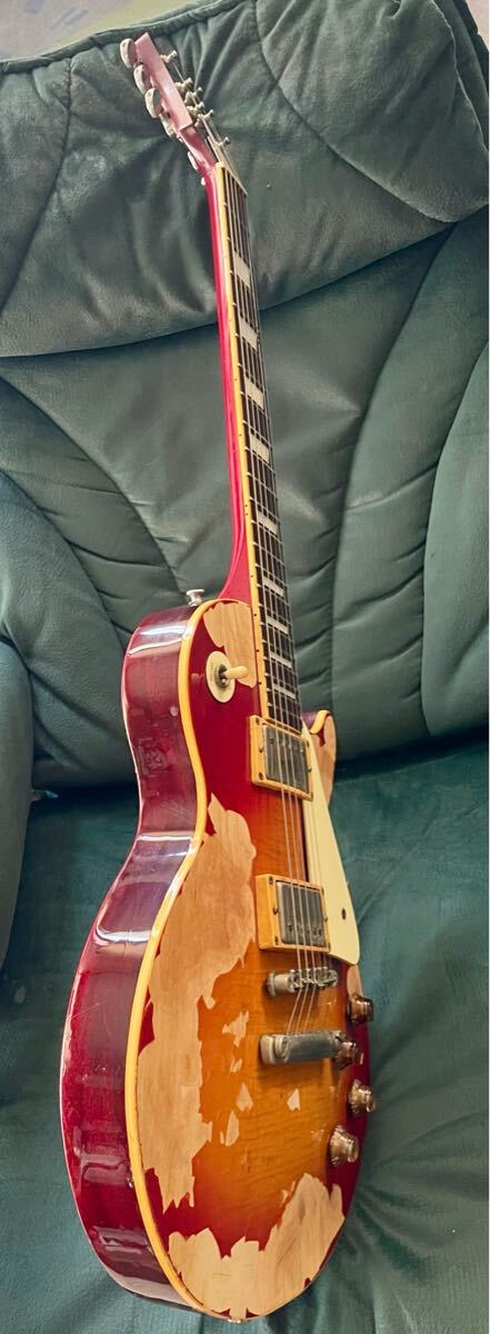 Epiphone Lespaul покраска облупленное место made in Japan