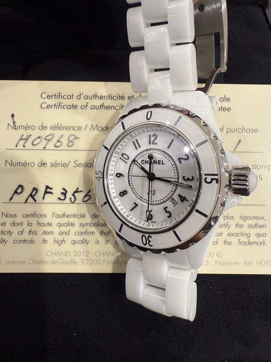 H0968 CHANEL J12 33ミリレディース腕時計 電池新品 クォーツ H0968 CHANEL J12 33ミリレディース腕時計 電池新品 クォーツ