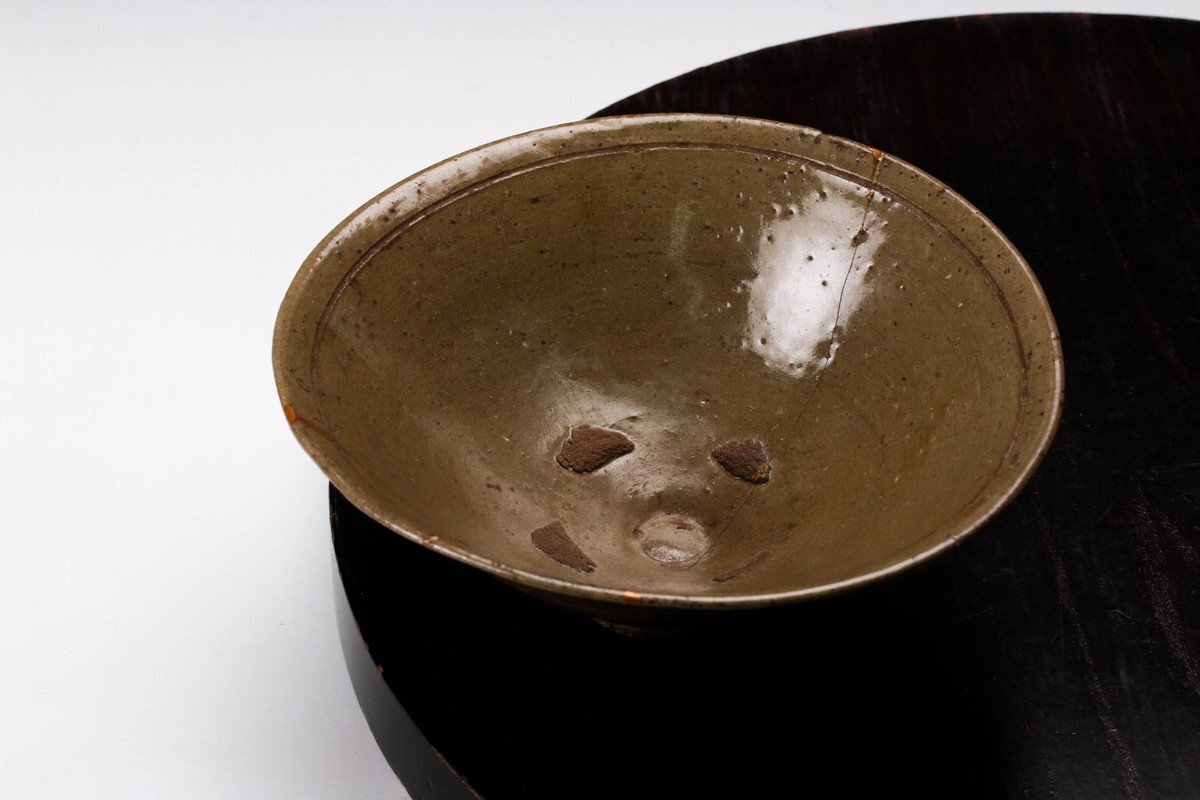 佳香】時代 李朝 高麗青磁茶碗 仕立箱 茶道具(高麗)｜売買された