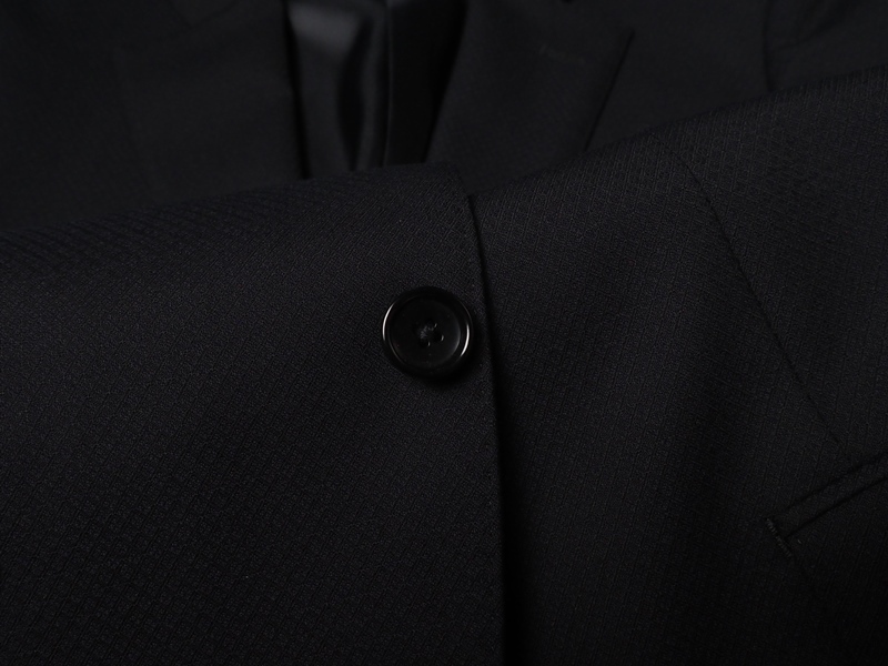 新品 STUDIO by DURBAN ダーバン 秋冬総裏 Super120'S 艶感ウール100% ジオメトリック柄 スーツY4濃紺(39) 0400282_画像4