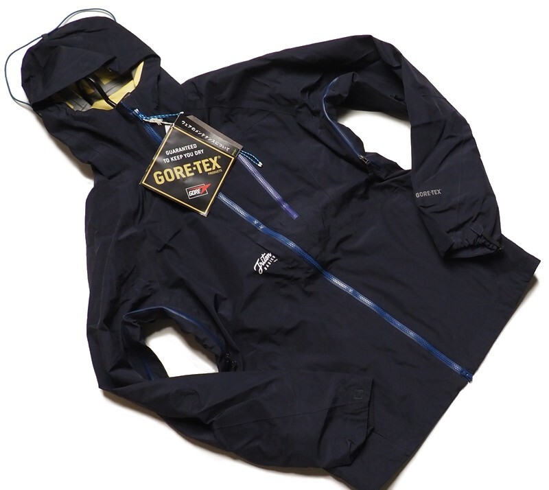 新品展示品70400円 REW アールイーダブリュー ゴアテックス BASIC JACKET LIGHT スノーボードジャケットL紺(NAVY) TB3J03