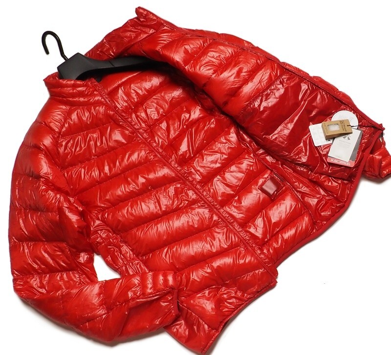 新品正規(guī)59400円 MONTURA モンチュラ ダックダウン HELIOS DUVET ダウンジャケット メンズLレッド(10) イタリア発ブランド