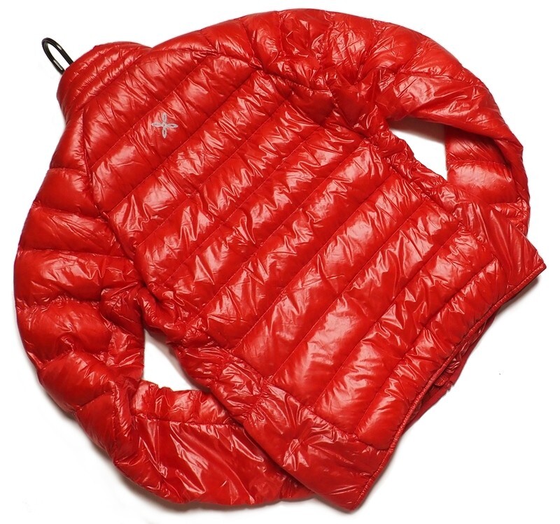 新品正規(guī)59400円 MONTURA モンチュラ ダックダウン HELIOS DUVET ダウンジャケット メンズLレッド(10) イタリア発ブランド